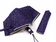 Load image into Gallery viewer, PALONY Quality Automatic Folding Rain Umbrella Women Anti-uv Protection Sunscreen Windproof  Fresh Ship Anchor Parasol

