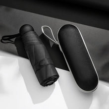 Load image into Gallery viewer, Mini Capsule Umbrella Windproof Five-folding Sun Protection Anti-UV UPF50+ Umbrella Parapluie Folding Women Pocket Umbrellara
