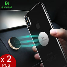 Load image into Gallery viewer, FLOVEME Magnetic Car Phone Holder[2 pack],Universal Wall Desk Metal Magnet Sticker Mobile Stand Phone Holder Car Mount Support
