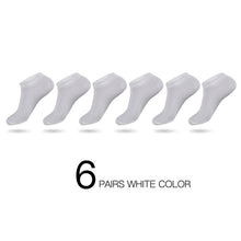 Load image into Gallery viewer, HSS Brand 100% Cotton Men Socks Summer Thin Breathable Socks High Quality No Show Boat Socks Black Short For Students 6Pairs/lot

