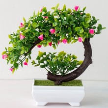 Load image into Gallery viewer, Artificial Plant Bonsai Small Tree Potted Plant Simulation Plant Fake Flower for DIY Home Party Decoration Hotel Garden Decor
