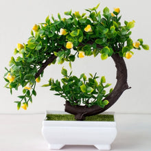Load image into Gallery viewer, Artificial Plant Bonsai Small Tree Potted Plant Simulation Plant Fake Flower for DIY Home Party Decoration Hotel Garden Decor
