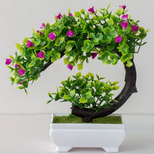 Load image into Gallery viewer, Artificial Plant Bonsai Small Tree Potted Plant Simulation Plant Fake Flower for DIY Home Party Decoration Hotel Garden Decor
