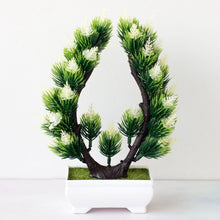 Load image into Gallery viewer, Artificial Plant Bonsai Small Tree Potted Plant Simulation Plant Fake Flower for DIY Home Party Decoration Hotel Garden Decor
