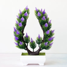 Load image into Gallery viewer, Artificial Plant Bonsai Small Tree Potted Plant Simulation Plant Fake Flower for DIY Home Party Decoration Hotel Garden Decor
