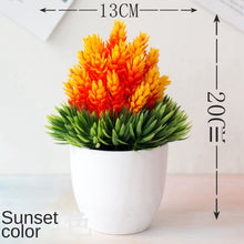 Load image into Gallery viewer, Artificial Plant Bonsai Small Tree Potted Plant Simulation Plant Fake Flower for DIY Home Party Decoration Hotel Garden Decor
