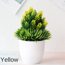 Load image into Gallery viewer, Artificial Plant Bonsai Small Tree Potted Plant Simulation Plant Fake Flower for DIY Home Party Decoration Hotel Garden Decor
