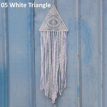 Load image into Gallery viewer, Handmade Bohemian Tassel Macrame Wall Hanging Macrame Tapestry Wind Chimes Home Decor Art Craft Ornament Room Wedding Decoration
