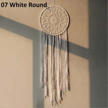 Load image into Gallery viewer, Handmade Bohemian Tassel Macrame Wall Hanging Macrame Tapestry Wind Chimes Home Decor Art Craft Ornament Room Wedding Decoration
