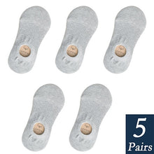 Load image into Gallery viewer, Women's Cotton Invisible No show Socks non-slip Summer Candy Solid Color Silicone Short Socks Fashion Cute Thin Ankle Boat Socks
