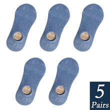 Load image into Gallery viewer, Women's Cotton Invisible No show Socks non-slip Summer Candy Solid Color Silicone Short Socks Fashion Cute Thin Ankle Boat Socks
