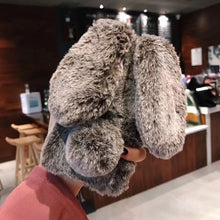 Load image into Gallery viewer, Rabbit Fur Case for Samsung galaxy J4 Plus 2018 J6 J5 J7 J2 Prime S10 S10E S10 Plus Lite Note 8 9 S8 S9 S7 S6 edge Bunny Case
