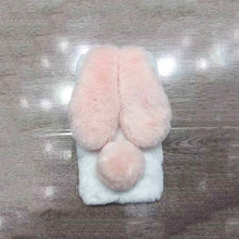 Load image into Gallery viewer, Rabbit Fur Case for Samsung galaxy J4 Plus 2018 J6 J5 J7 J2 Prime S10 S10E S10 Plus Lite Note 8 9 S8 S9 S7 S6 edge Bunny Case
