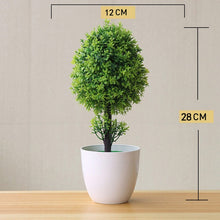 Load image into Gallery viewer, Artificial Plant Lotus Plant Potted Plastic Flower Table Top Ornaments Christmas Simulation Bonsai Craft Green Plant Decorative
