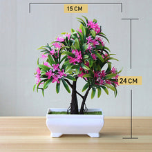 Load image into Gallery viewer, Artificial Plant Lotus Plant Potted Plastic Flower Table Top Ornaments Christmas Simulation Bonsai Craft Green Plant Decorative
