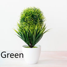 Load image into Gallery viewer, Multi Style Artificial Plants Bonsai Small Tree Pot Plants Fake Flowers Potted Ornaments for Home Decoration Hotel Garden Decor
