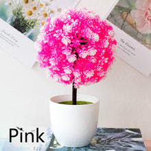 Load image into Gallery viewer, Multi Style Artificial Plants Bonsai Small Tree Pot Plants Fake Flowers Potted Ornaments for Home Decoration Hotel Garden Decor
