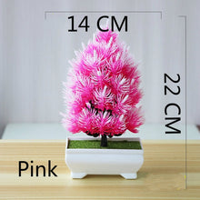 Load image into Gallery viewer, Multi Style Artificial Plants Bonsai Small Tree Pot Plants Fake Flowers Potted Ornaments for Home Decoration Hotel Garden Decor
