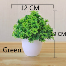 Load image into Gallery viewer, Multi Style Artificial Plants Bonsai Small Tree Pot Plants Fake Flowers Potted Ornaments for Home Decoration Hotel Garden Decor
