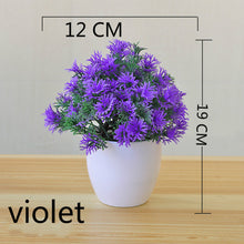 Load image into Gallery viewer, Multi Style Artificial Plants Bonsai Small Tree Pot Plants Fake Flowers Potted Ornaments for Home Decoration Hotel Garden Decor
