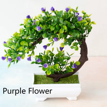 Load image into Gallery viewer, Multi Style Artificial Plants Bonsai Small Tree Pot Plants Fake Flowers Potted Ornaments for Home Decoration Hotel Garden Decor
