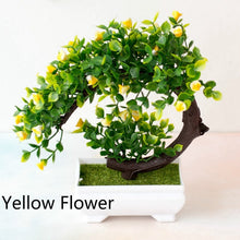 Load image into Gallery viewer, Multi Style Artificial Plants Bonsai Small Tree Pot Plants Fake Flowers Potted Ornaments for Home Decoration Hotel Garden Decor
