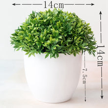 Load image into Gallery viewer, Multi Style Artificial Plants Bonsai Small Tree Pot Plants Fake Flowers Potted Ornaments for Home Decoration Hotel Garden Decor
