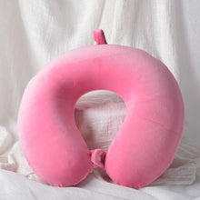 Load image into Gallery viewer, Memory foam u-shaped pillow Slow rebound Neck pillow Nap Airplane pillow travel Cartoon memory u-shaped headrest long trip
