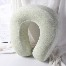 Load image into Gallery viewer, Memory foam u-shaped pillow Slow rebound Neck pillow Nap Airplane pillow travel Cartoon memory u-shaped headrest long trip
