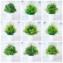 Load image into Gallery viewer, Artificial Plants Green Bonsai Small Tree Pot Plants Fake Flower Potted Ornaments Home Garden Decoration Craft Plant Decorative
