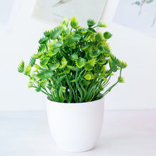 Load image into Gallery viewer, Artificial Plants Green Bonsai Small Tree Pot Plants Fake Flower Potted Ornaments Home Garden Decoration Craft Plant Decorative
