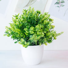 Load image into Gallery viewer, Artificial Plants Green Bonsai Small Tree Pot Plants Fake Flower Potted Ornaments Home Garden Decoration Craft Plant Decorative
