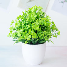 Load image into Gallery viewer, Artificial Plants Green Bonsai Small Tree Pot Plants Fake Flower Potted Ornaments Home Garden Decoration Craft Plant Decorative

