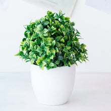 Load image into Gallery viewer, Artificial Plants Green Bonsai Small Tree Pot Plants Fake Flower Potted Ornaments Home Garden Decoration Craft Plant Decorative
