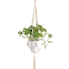 Load image into Gallery viewer, Hot Sales Handmade Macrame Plant Pot Tray Plant Pot Hange Plant Hanger Plant Hanging For Garden Plant Tray
