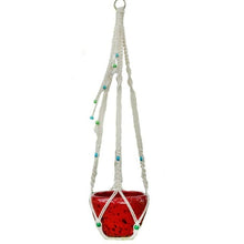 Load image into Gallery viewer, Hot Sales Handmade Macrame Plant Pot Tray Plant Pot Hange Plant Hanger Plant Hanging For Garden Plant Tray
