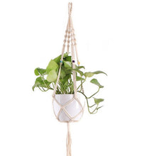 Load image into Gallery viewer, Hot Sales Handmade Macrame Plant Pot Tray Plant Pot Hange Plant Hanger Plant Hanging For Garden Plant Tray
