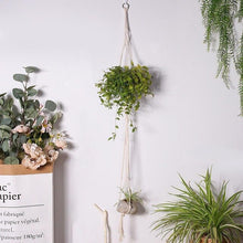 Load image into Gallery viewer, boho macrame wall hanging planter tapestry plant wall hanging room decoration wall art  room decor farmhouse decor
