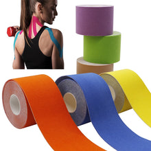 Load image into Gallery viewer, Kinesiology Tape Athletic Recovery Elastic Tape Kneepad Muscle Pain Relief Knee Pads Support for Gym Fitness Bandage
