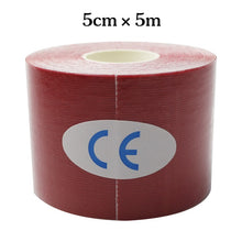 Load image into Gallery viewer, Kinesiology Tape Athletic Recovery Elastic Tape Kneepad Muscle Pain Relief Knee Pads Support for Gym Fitness Bandage
