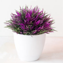 Load image into Gallery viewer, Artificial Potted Plant Bonsai Plastic Flowerpot Ornaments Simulation Flower Grass Birthday Party Decor Home Office Desk Decor
