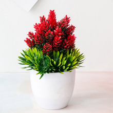 Load image into Gallery viewer, Artificial Potted Plant Bonsai Plastic Flowerpot Ornaments Simulation Flower Grass Birthday Party Decor Home Office Desk Decor
