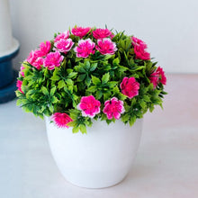 Load image into Gallery viewer, Artificial Potted Plant Bonsai Plastic Flowerpot Ornaments Simulation Flower Grass Birthday Party Decor Home Office Desk Decor
