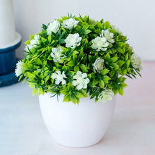 Load image into Gallery viewer, Artificial Potted Plant Bonsai Plastic Flowerpot Ornaments Simulation Flower Grass Birthday Party Decor Home Office Desk Decor
