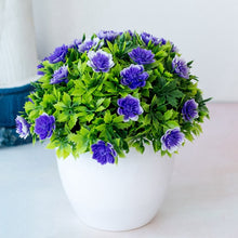 Load image into Gallery viewer, Artificial Potted Plant Bonsai Plastic Flowerpot Ornaments Simulation Flower Grass Birthday Party Decor Home Office Desk Decor
