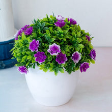 Load image into Gallery viewer, Artificial Potted Plant Bonsai Plastic Flowerpot Ornaments Simulation Flower Grass Birthday Party Decor Home Office Desk Decor
