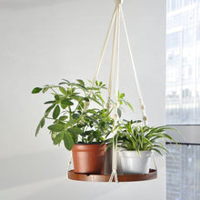 Load image into Gallery viewer, Macrame shelf Macrame Plant Hanger Indoor Hanging Planter Shelf Decorative Flower Pot Holder Boho Bohemian Home Decor
