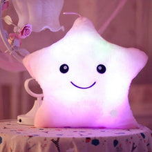 Load image into Gallery viewer, LED Star Pillow Toy Blue Plush Stuffed Doll Kids Room Decor Kid Gift Glowing LED Star Cushion Pillow
