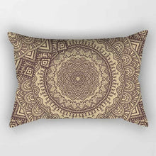 Load image into Gallery viewer, Beauty mandala  pattern pillow cases  rectangle bedroom pillow cases high quality thick  travel pillow cover size 50*30cm
