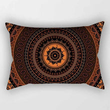 Load image into Gallery viewer, Beauty mandala  pattern pillow cases  rectangle bedroom pillow cases high quality thick  travel pillow cover size 50*30cm
